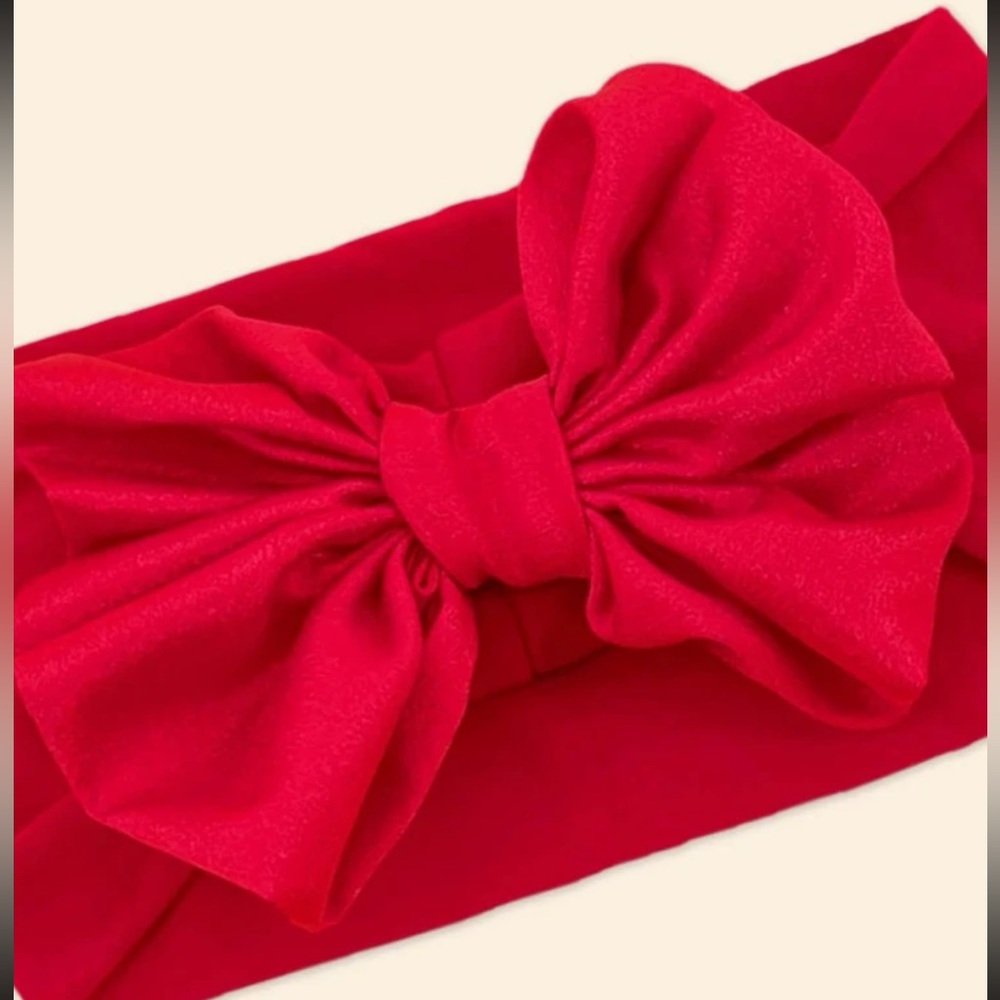 Ready Red bow Headwrap - Picture 3 of 4